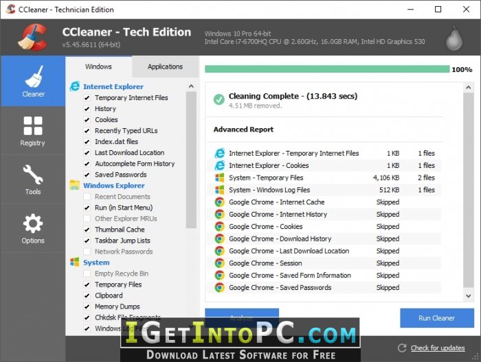 fix problems with ccleaner pro v5.45.6611