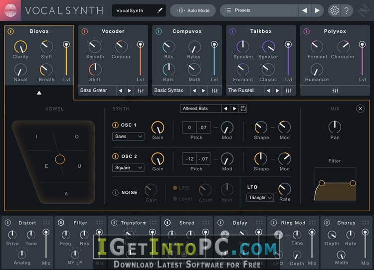 Izotope vocalsynth 2 free download for mac os 10 4