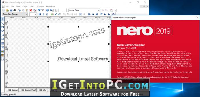 nero portable free download