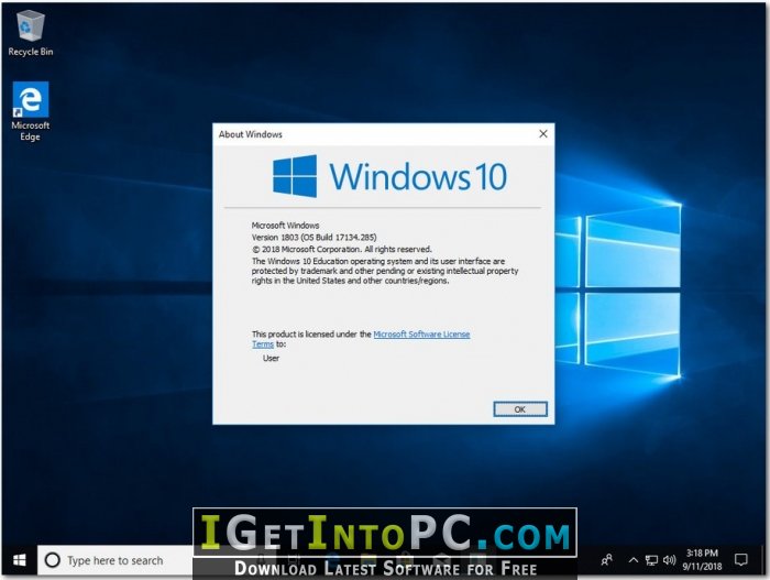 2018 Free Windows 10 Install