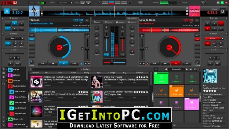 Virtual DJ Pro 8.3 Free Download with Plugins and Skins