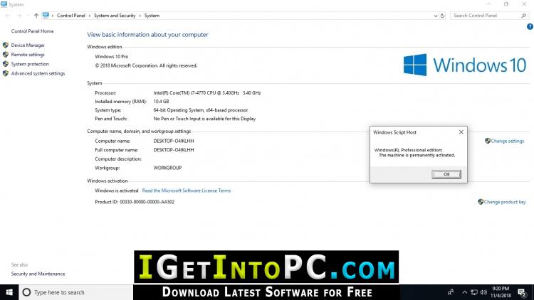 download windows 10 pro 1809 x64