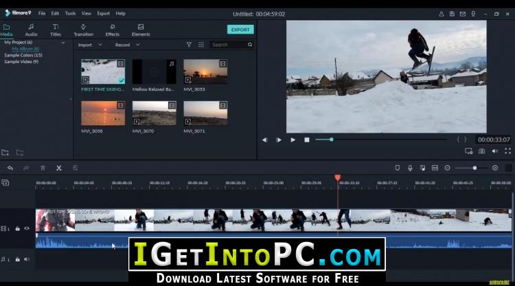 filmora video editing software free download full version