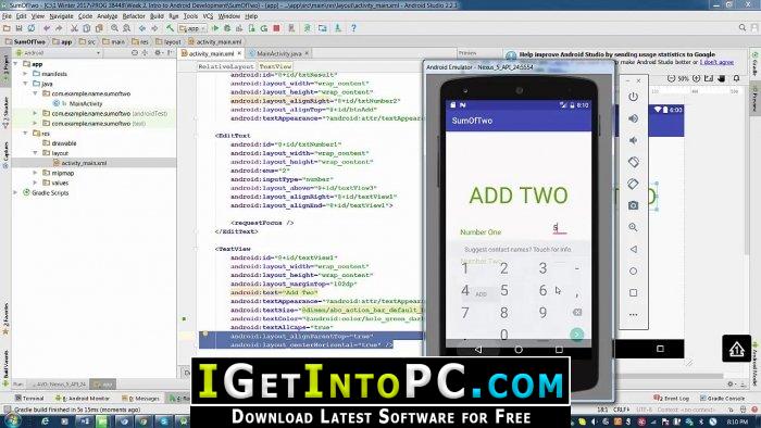 Android studio software free download for windows 10