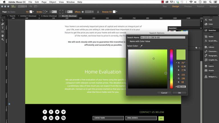 adobe muse free download for windows