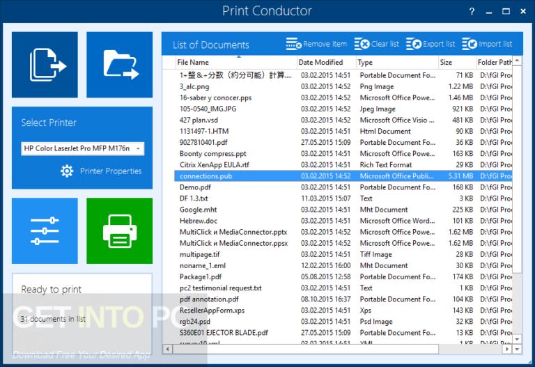 print conductor free download