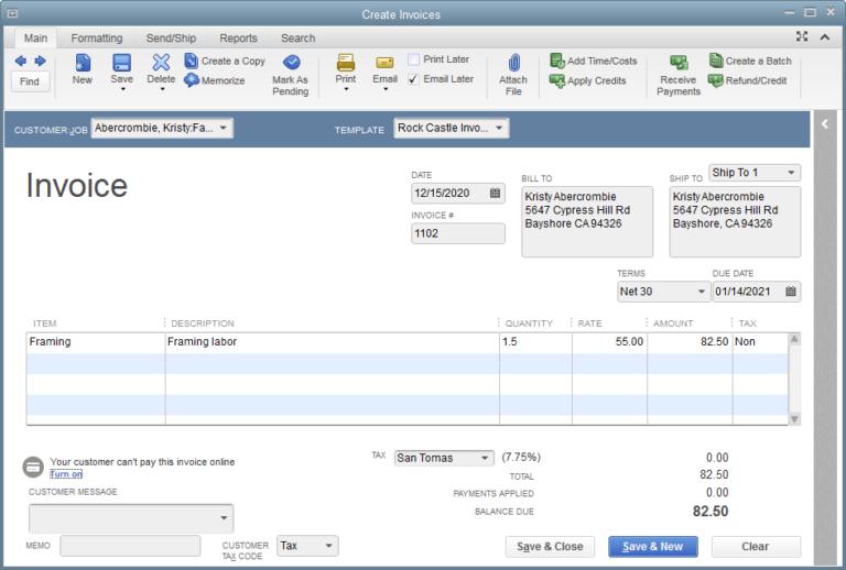 quickbooks enterprise 2016 paste credit memo