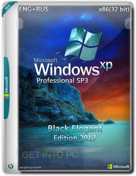 Windows xp sp3 black