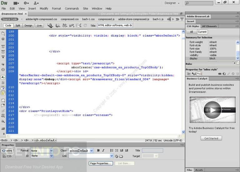 Adobe Dreamweaver Cc 17 V17 5 0 9878 Download