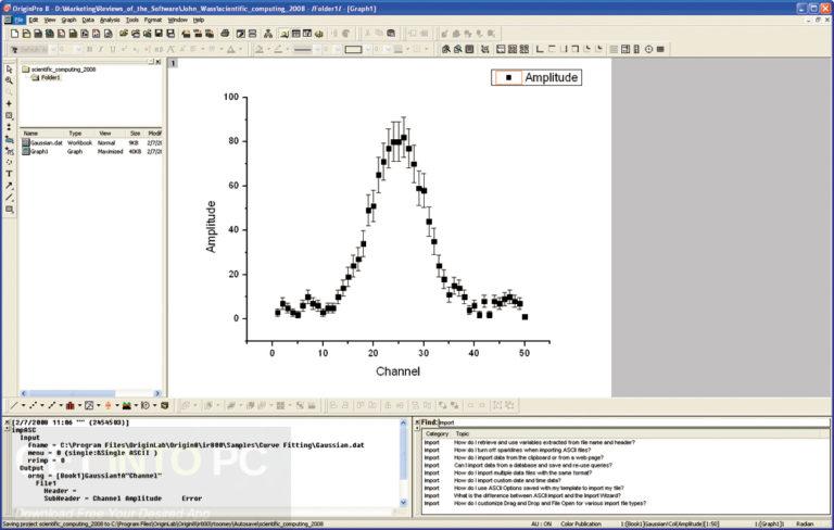 origin graphing pc