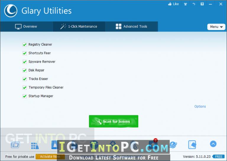 Glary Utilities Pro 5.207.0.236 download the new version for ios