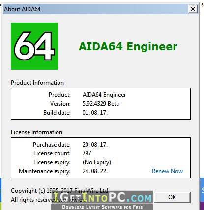 aida64 engineer product key