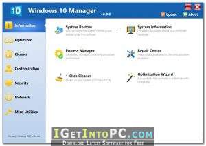 Windows 10 Manager 3.8.4 download the last version for windows
