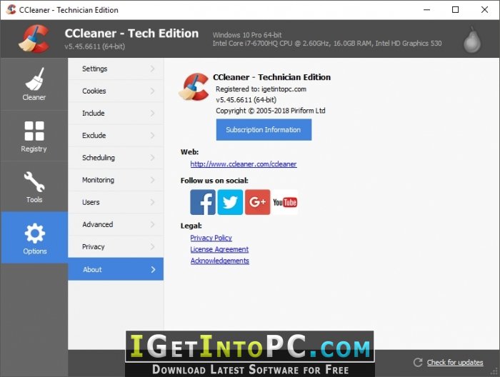 ccleaner 5.45 6611 download