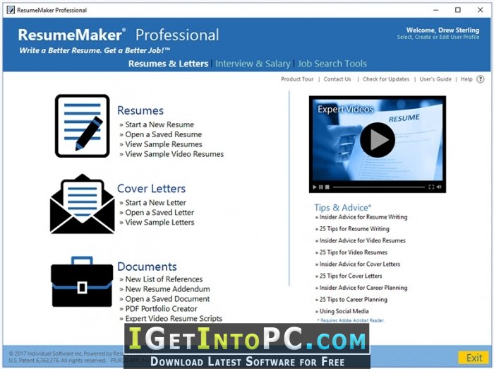 ResumeMaker Professional Deluxe 20.2.1.5036 for mac instal