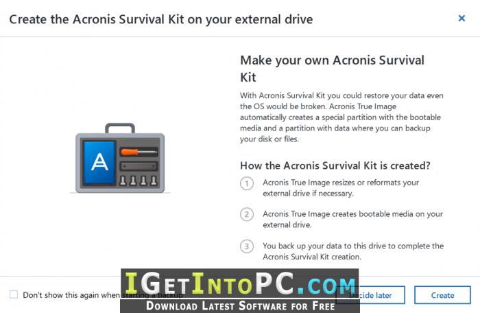 acronis true image 2019 free