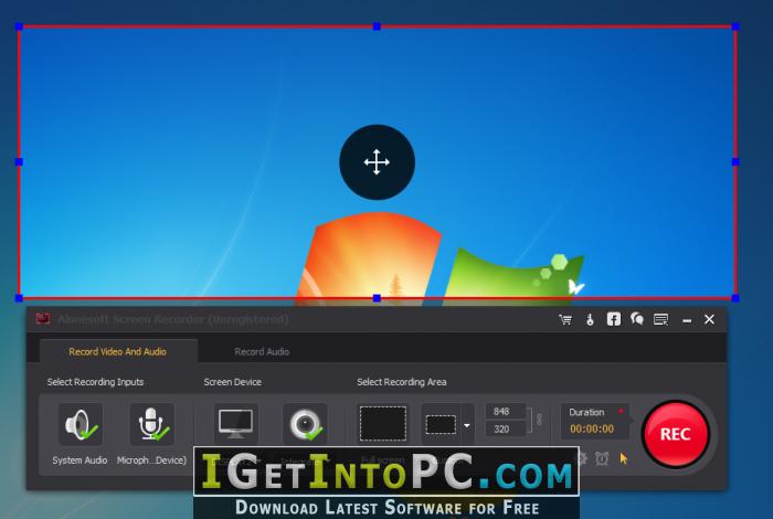 instal the new version for windows Aiseesoft Screen Recorder 2.8.12