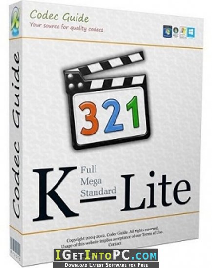 K-Lite Codec Pack 17.9.6 instal the last version for ios