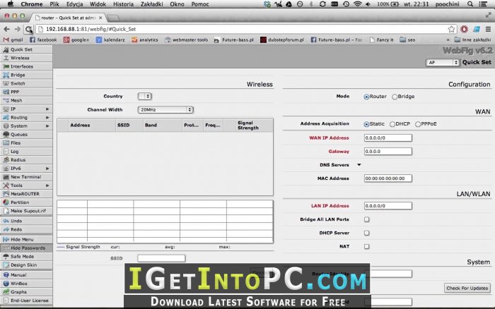 mikrotik routeros install