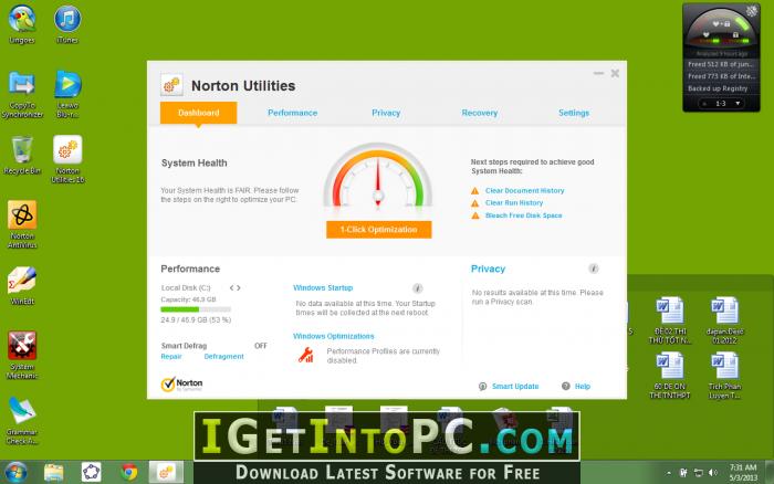 norton utilities 16 smart update