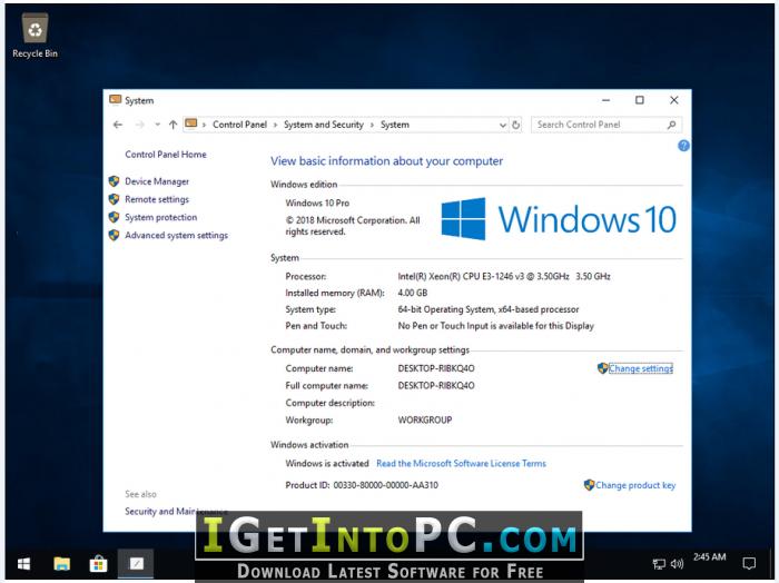 Windows 10 Pro Rs4 X64 Lite Edition Free Download