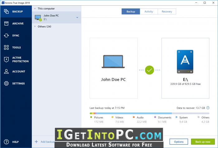 free upgrade to acronis true image 2019