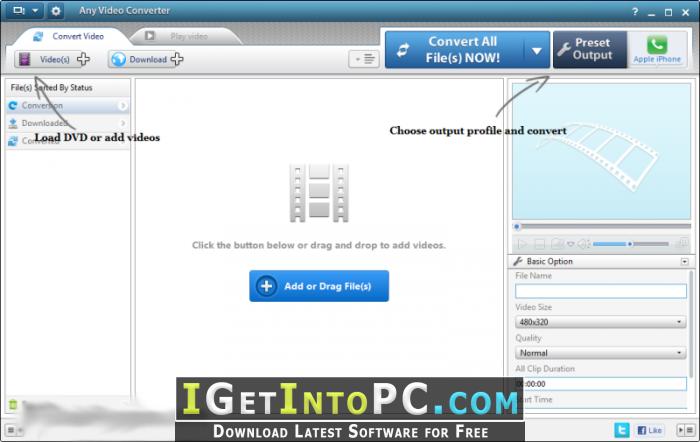 instal Any Video Converter Ultimate 7.1.8 free