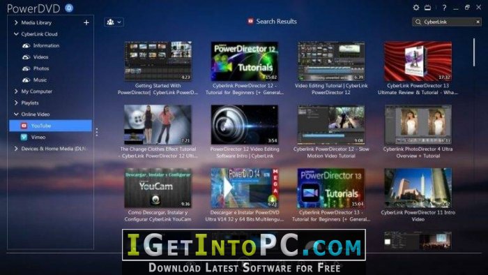Cyberlink powerdvd 18 download youtube video download for pc windows 10
