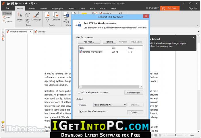 Nitro pdf professional free download