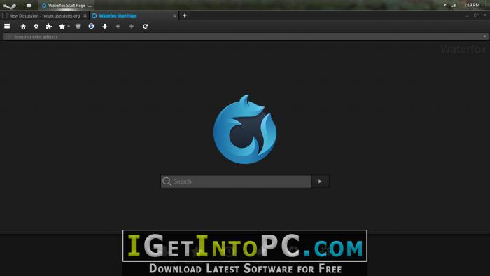 instal Waterfox Current G5.1.10