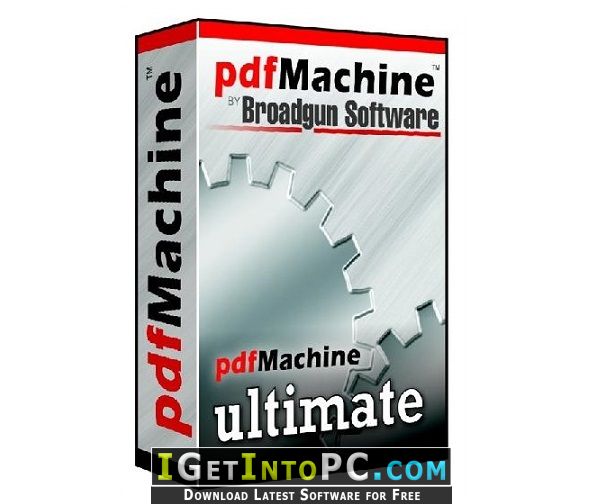 Download Broadgun pdfMachine Ultimate 15 Free Download