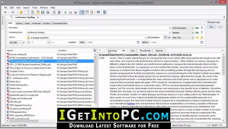 10000 limit on search results filelocator pro