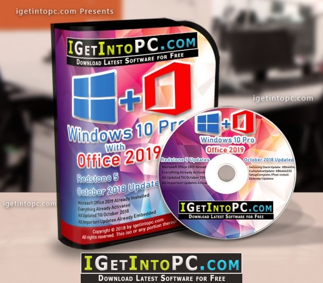 Windows 10 Pro RS5 with Office 2019 October 2018 Free Download (1)