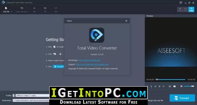 aiseesoft total video converter free download full version