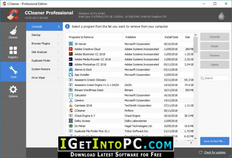 ccleaner 5.50 download gratis