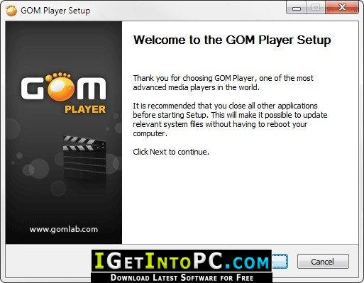 GOM Player Plus 2.3.92.5362 download the last version for mac