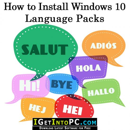 language pack download for windows 10