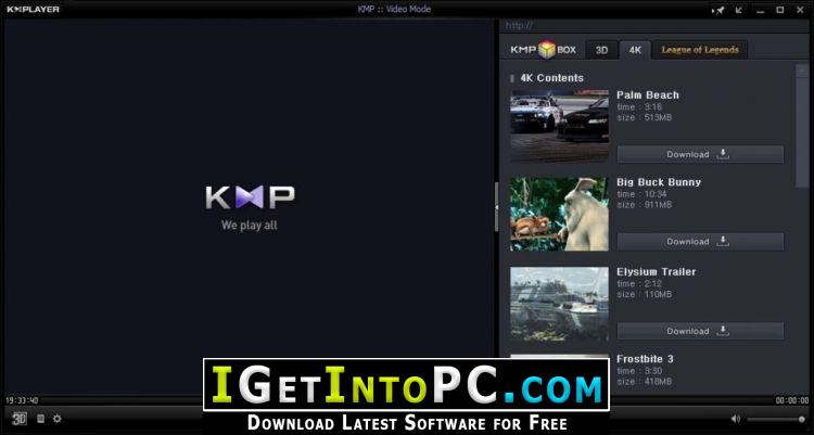 the kmplayer free download