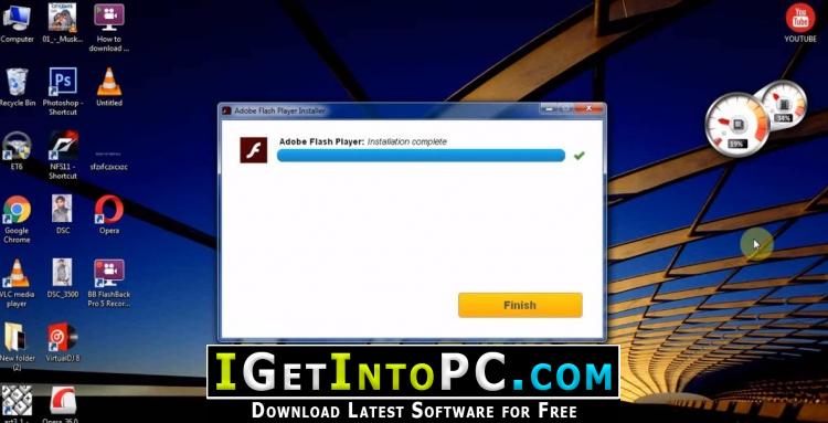 how to install adobe flash player for free for windows 7