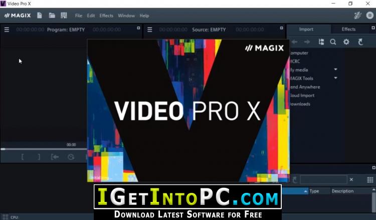 magix video pro x4 download