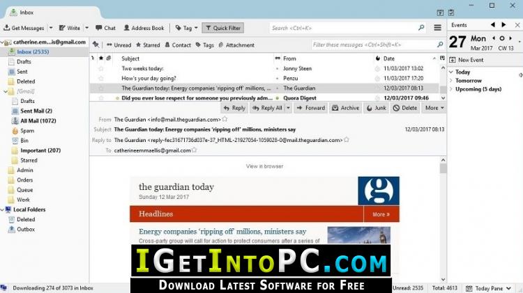 Mozilla Thunderbird 60 3 3 Offline Installer Free Download