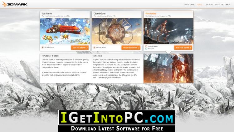 3DMark Basic Edition Download Free - 2.28.8217