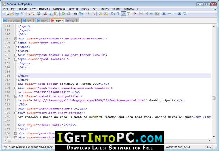 Notepad++ 8.5.4 for ios instal free