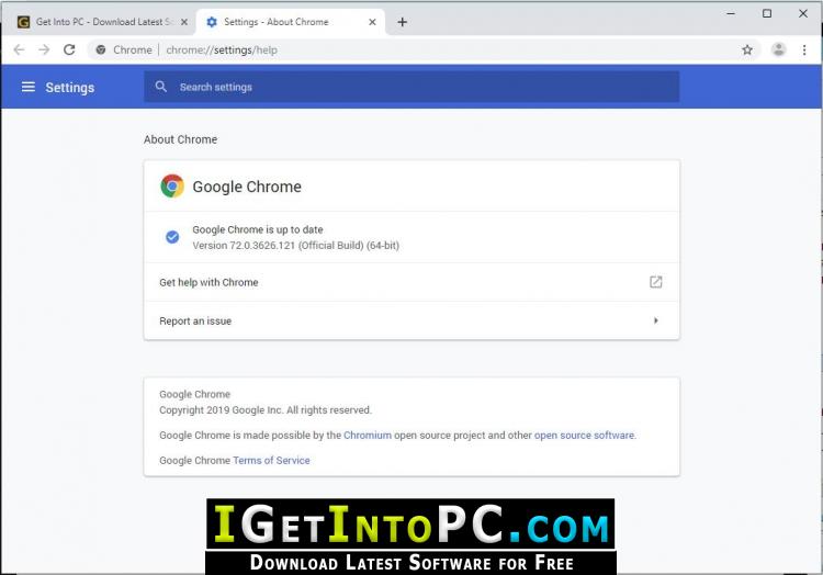 instal Google Chrome 114.0.5735.199 free