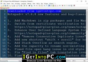 download the new version for android Notepad++ 8.5.7
