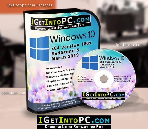 Windows 10 Pro RS5 1809 Updated March 2019 Free Download (1)