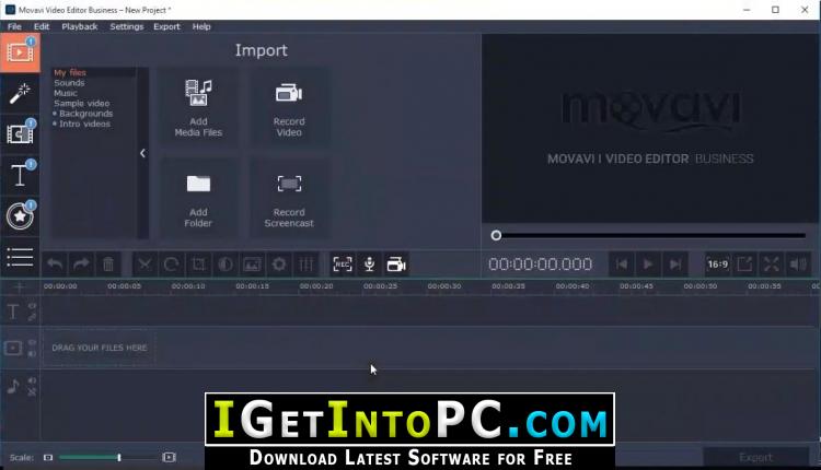 download movavi video editor business