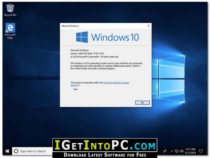 download windows 10 pro redstone 5 1809