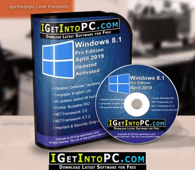 Windows 8.1 Pro ISO April 2019 Free Download (1)