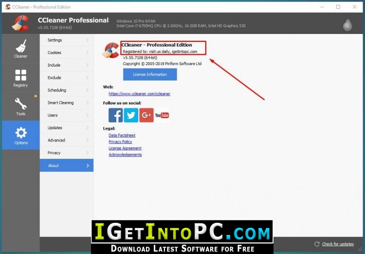 ccleaner pro 5.57 download